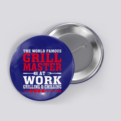 The The Myth The Grill Master Grillmaster Bbq Gift Button