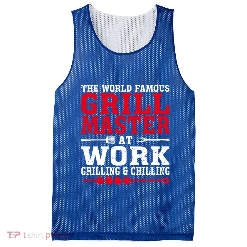 The The Myth The Grill Master Grillmaster Bbq Gift Mesh Reversible Basketball Jersey Tank