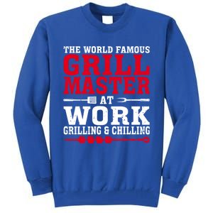 The The Myth The Grill Master Grillmaster Bbq Gift Tall Sweatshirt