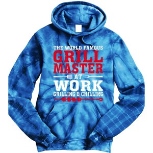 The The Myth The Grill Master Grillmaster Bbq Gift Tie Dye Hoodie