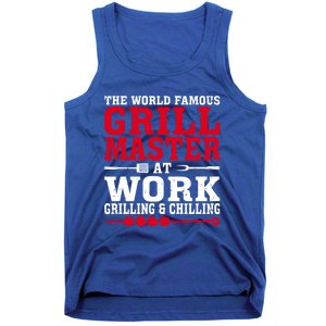 The The Myth The Grill Master Grillmaster Bbq Gift Tank Top