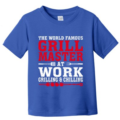 The The Myth The Grill Master Grillmaster Bbq Gift Toddler T-Shirt