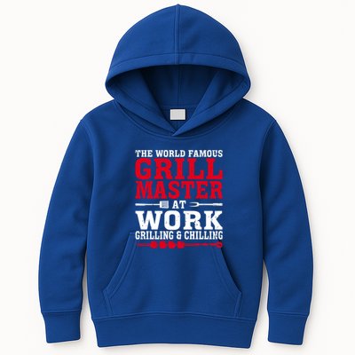 The The Myth The Grill Master Grillmaster Bbq Gift Kids Hoodie
