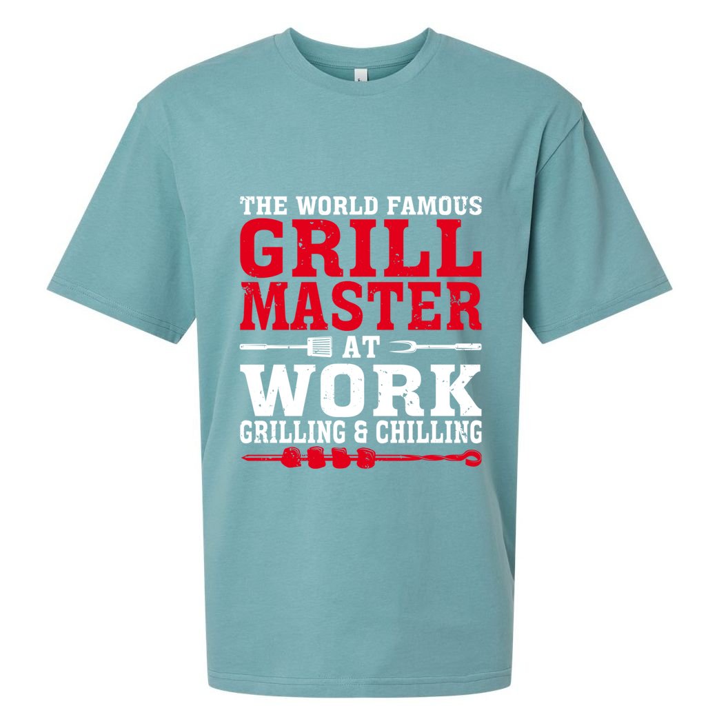 The The Myth The Grill Master Grillmaster Bbq Gift Sueded Cloud Jersey T-Shirt