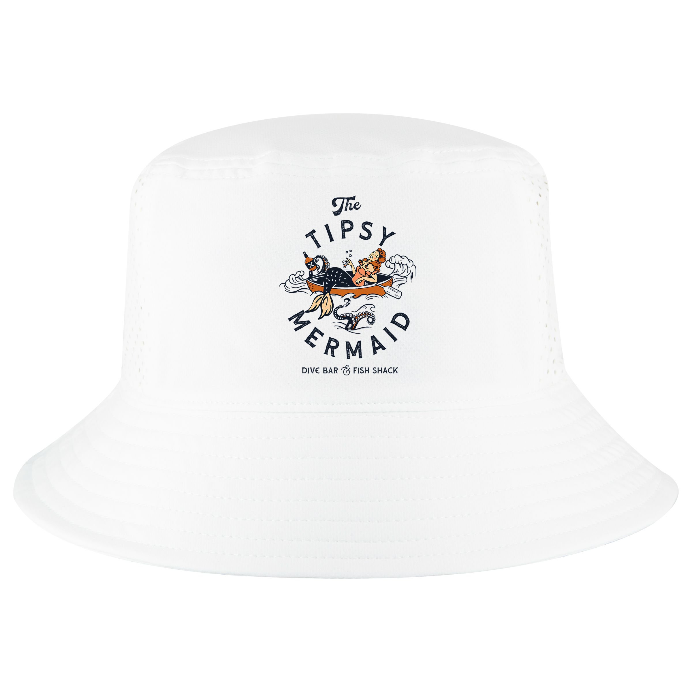 The Tipsy Mermaid Dive Bar & Fish Shack Cool Comfort Performance Bucket Hat