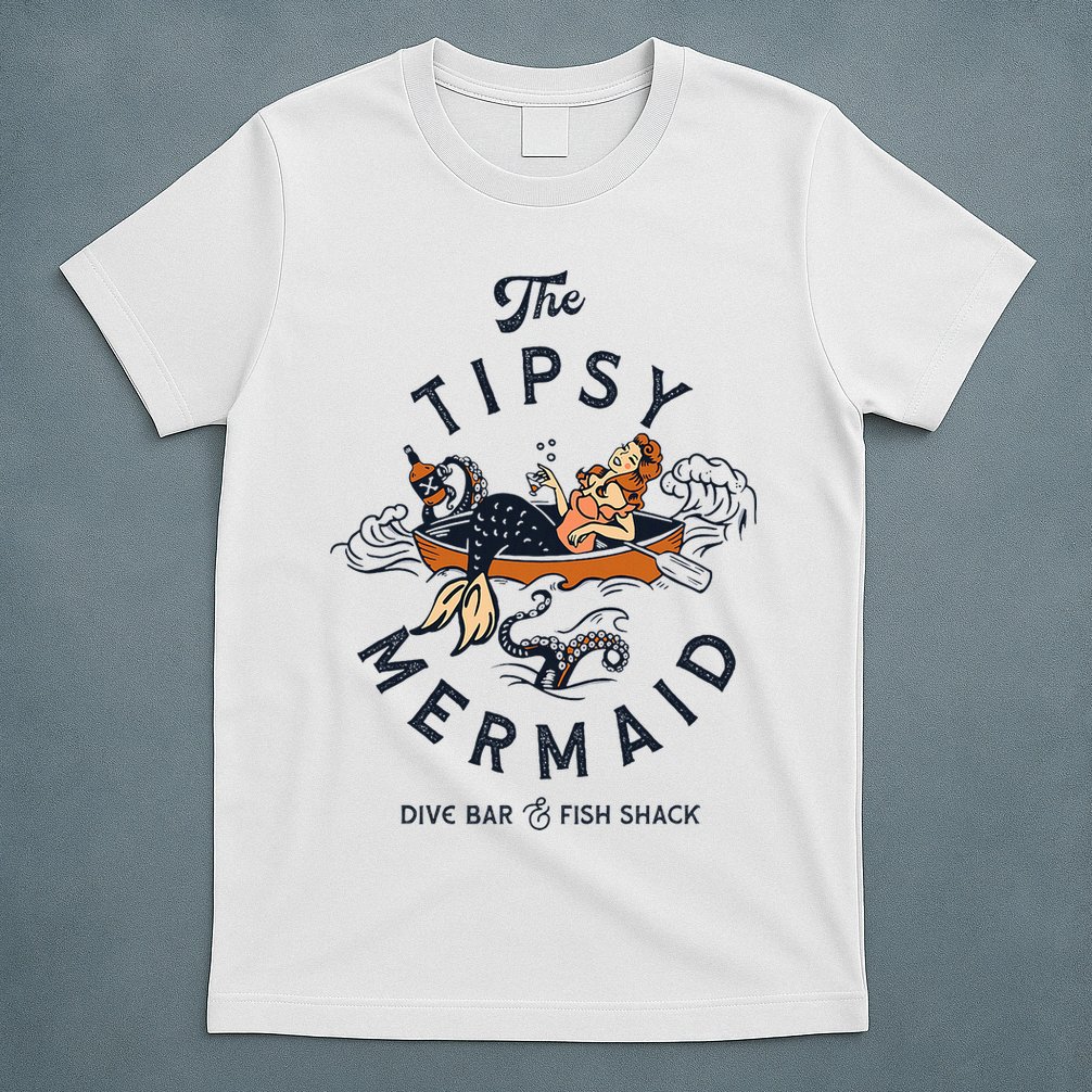 The Tipsy Mermaid Dive Bar & Fish Shack T-Shirt