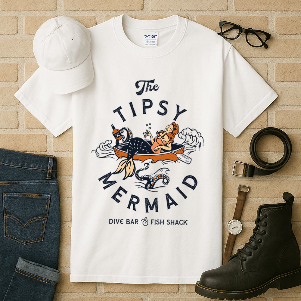 The Tipsy Mermaid Dive Bar & Fish Shack Tall T-Shirt