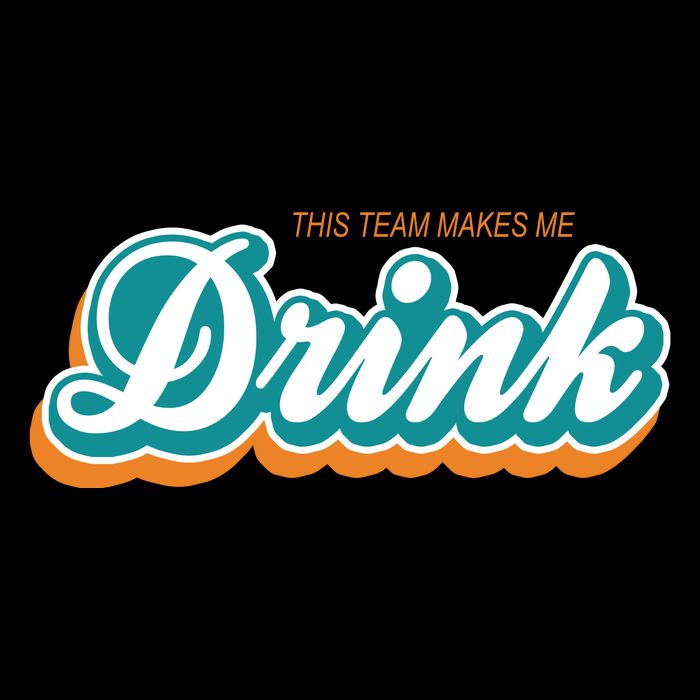 This Team Make Me Drink Miami Football T-Shirt