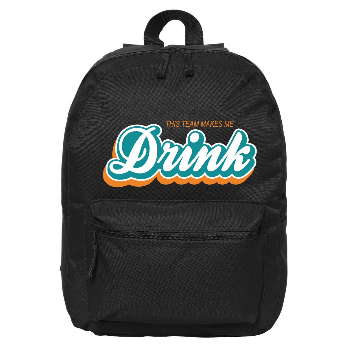 This Team Make Me Drink Miami Football 16 in Basic Backpack
