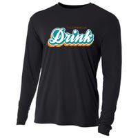 This Team Make Me Drink Miami Football Cooling Performance Long Sleeve Crew