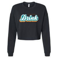 This Team Make Me Drink Miami Football Cropped Pullover Crew