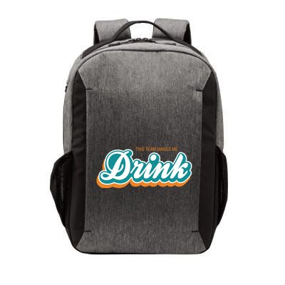 This Team Make Me Drink Miami Football Vector Backpack