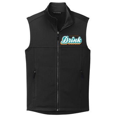 This Team Make Me Drink Miami Football Collective Smooth Fleece Vest