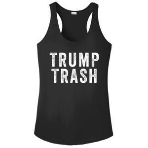 Trump Trash Maga Garbage Truck Proud Garbage American Trump Vance 2024 Ladies PosiCharge Competitor Racerback Tank