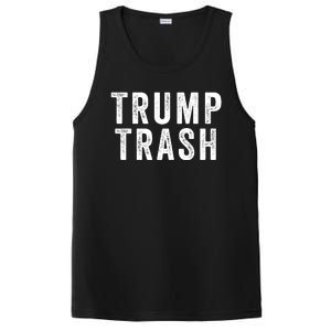 Trump Trash Maga Garbage Truck Proud Garbage American Trump Vance 2024 PosiCharge Competitor Tank