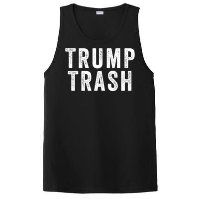 Trump Trash Maga Garbage Truck Proud Garbage American Trump Vance 2024 PosiCharge Competitor Tank