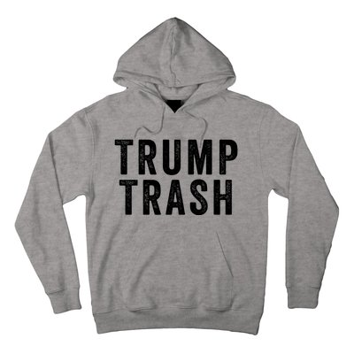 Trump Trash Maga Garbage Truck Proud Garbage American Trump Vance 2024 Hoodie