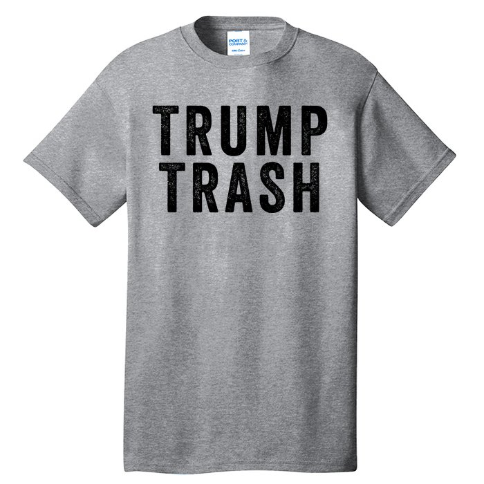 Trump Trash Maga Garbage Truck Proud Garbage American Trump Vance 2024 Tall T-Shirt