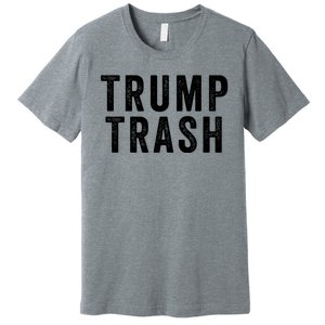 Trump Trash Maga Garbage Truck Proud Garbage American Trump Vance 2024 Premium T-Shirt