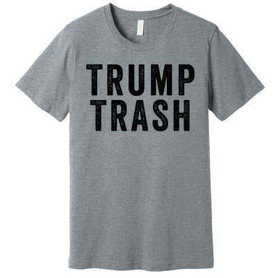 Trump Trash Maga Garbage Truck Proud Garbage American Trump Vance 2024 Premium T-Shirt