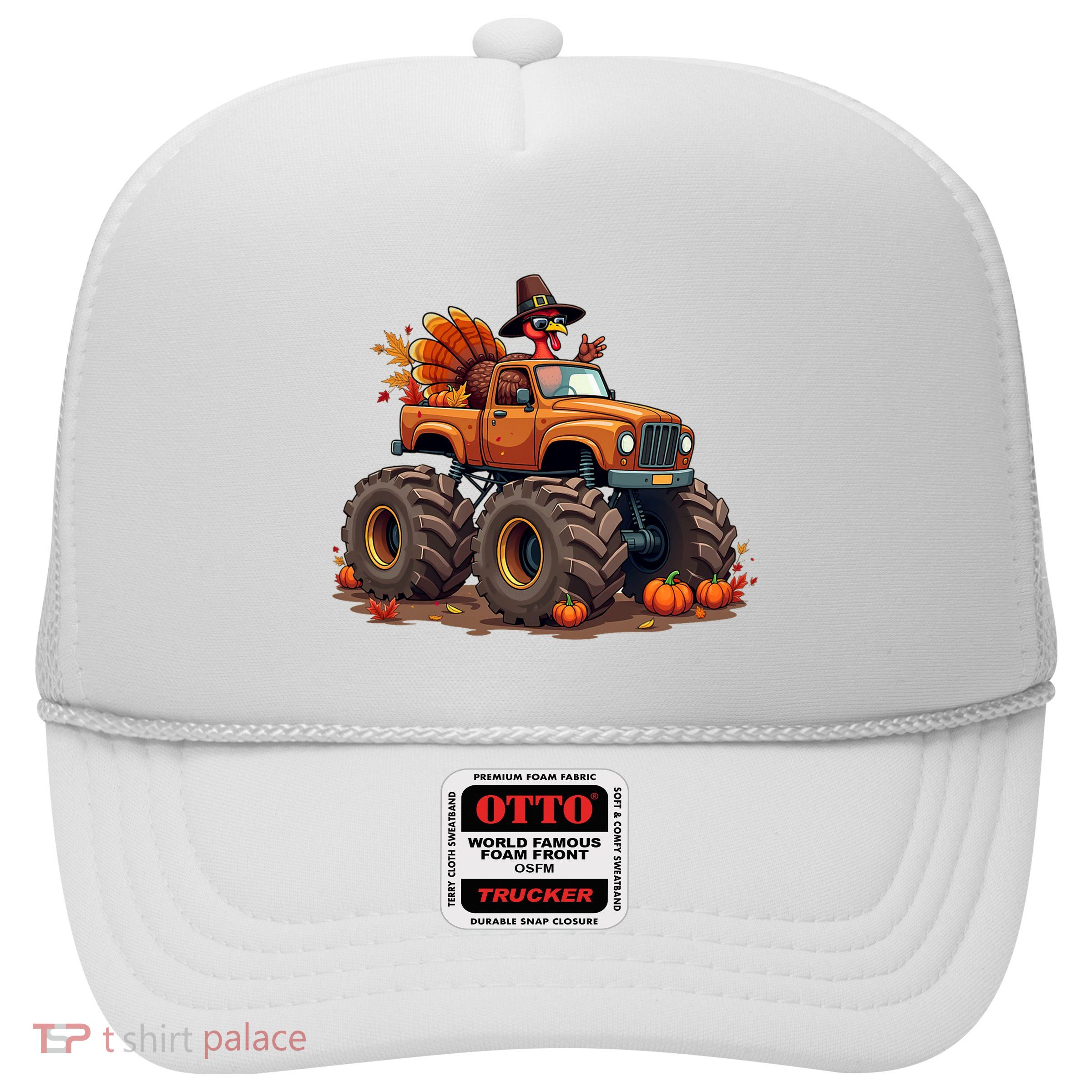 Thanksgiving Turkey Monster Truck Trucker Hat