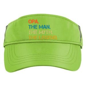 The The Myth The Legend Gift Opa Dad Adult Drive Performance Visor