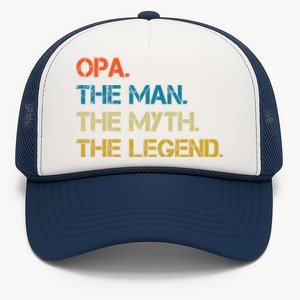 The The Myth The Legend Gift Opa Dad Trucker Hat