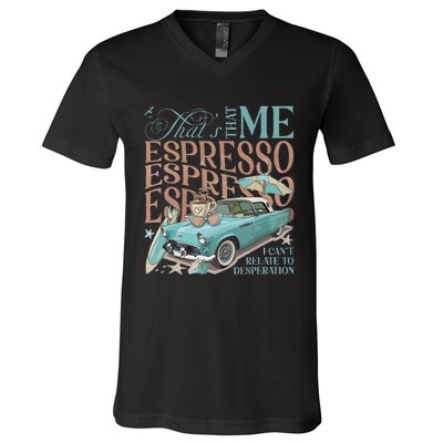 That’S That Me Espresso V-Neck T-Shirt