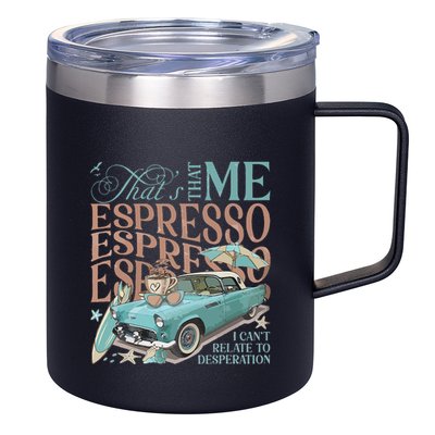 That’S That Me Espresso 12oz Stainless Steel Coffee Mug