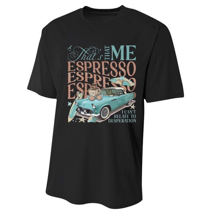 That’S That Me Espresso Performance Sprint T-Shirt