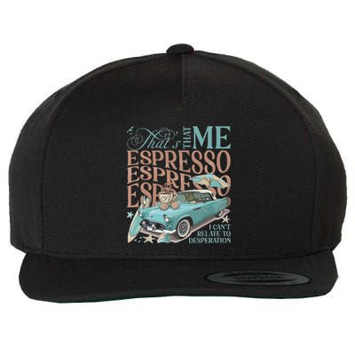 That’S That Me Espresso Wool Snapback Cap
