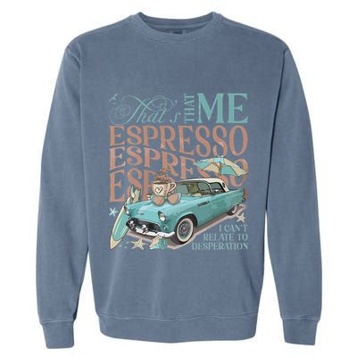 That’S That Me Espresso Garment-Dyed Sweatshirt