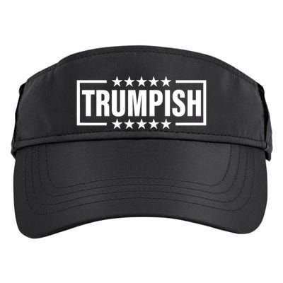 TRUMPISH Trump Mug Shot Hope Never Surrender Flag American Adult Drive Performance Visor