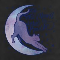 To The Moon And Back Witch Moon Kitten Cats Gift Adult Drive Performance Visor