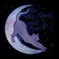 To The Moon And Back Witch Moon Kitten Cats Gift Cooling Performance Long Sleeve Crew