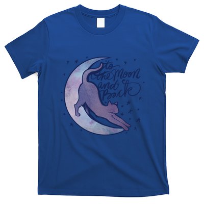 To The Moon And Back Witch Moon Kitten Cats Gift T-Shirt