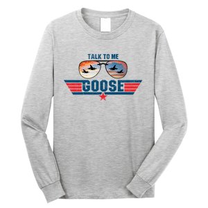 Talk To Me Goose Jet Fighter Sunglasses Long Sleeve Shirt