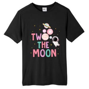 Two The Moon Birthday Outfit Girl 2 Year Old 2nd Bday Tall Fusion ChromaSoft Performance T-Shirt