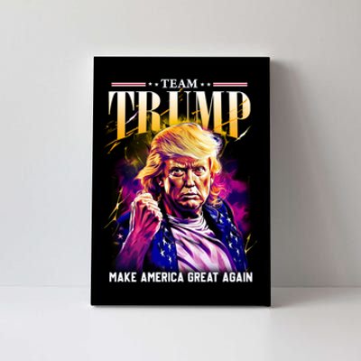 Team Trump Make America Great Again Canvas