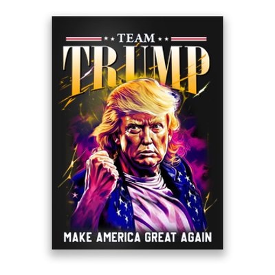 Team Trump Make America Great Again Poster