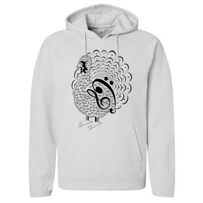 Thanksgiving Turkey Music notes Music Teacher turkey  Performance Fleece Hoodie