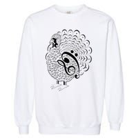 Thanksgiving Turkey Music notes Music Teacher turkey  Garment-Dyed Sweatshirt