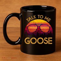 Talk To Me Goose 11oz C Handle Ceramic Mug