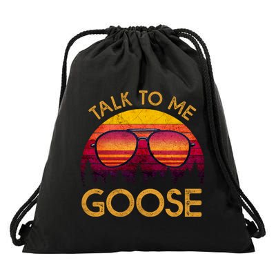 Talk To Me Goose Drawstring Bag