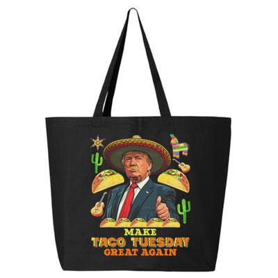 Taco Tuesday Make Taco Tuesday Great Again Donald Trump Taco 25L Jumbo Tote