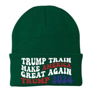 Trump Train Make America Great Again MAGA Knit Cap Winter Beanie