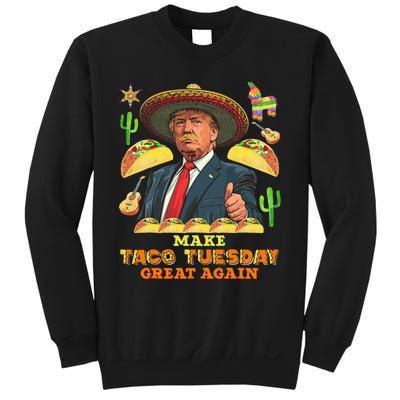 Taco Tuesday Make Taco Tuesday Great Again Donald Trump Taco Sweatshirt