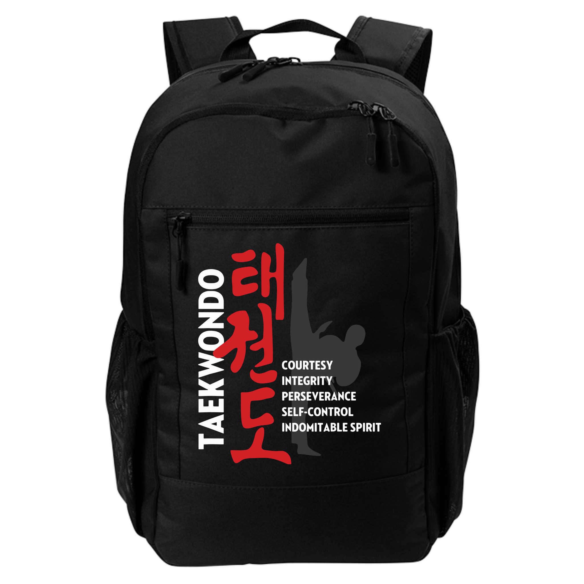 Taekwondo Tenets Martial Arts Graphic Tee Backpack