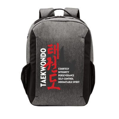 Taekwondo Tenets Martial Arts Graphic Tee Vector Backpack