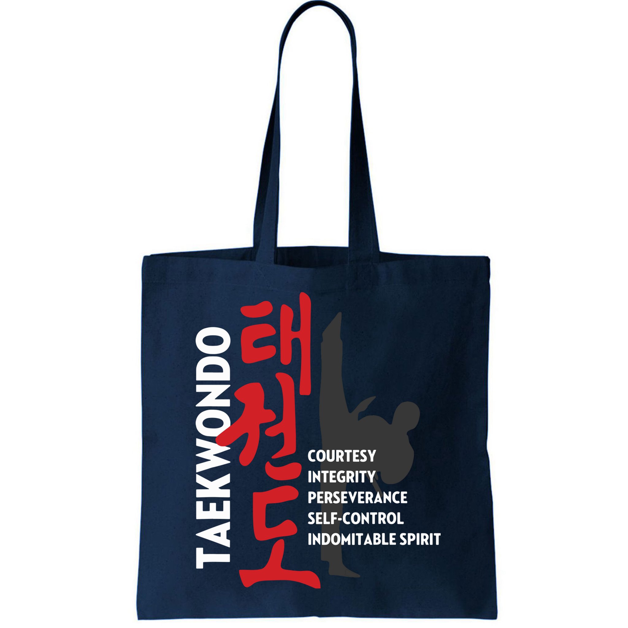 Taekwondo Tenets Martial Arts Graphic Tee Bag